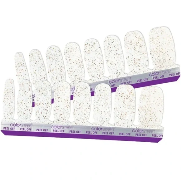 *Retired* Color Street: Champagne Sugar | Gold Silver Glitter Sparkle Overlay - Picture 10 of 10